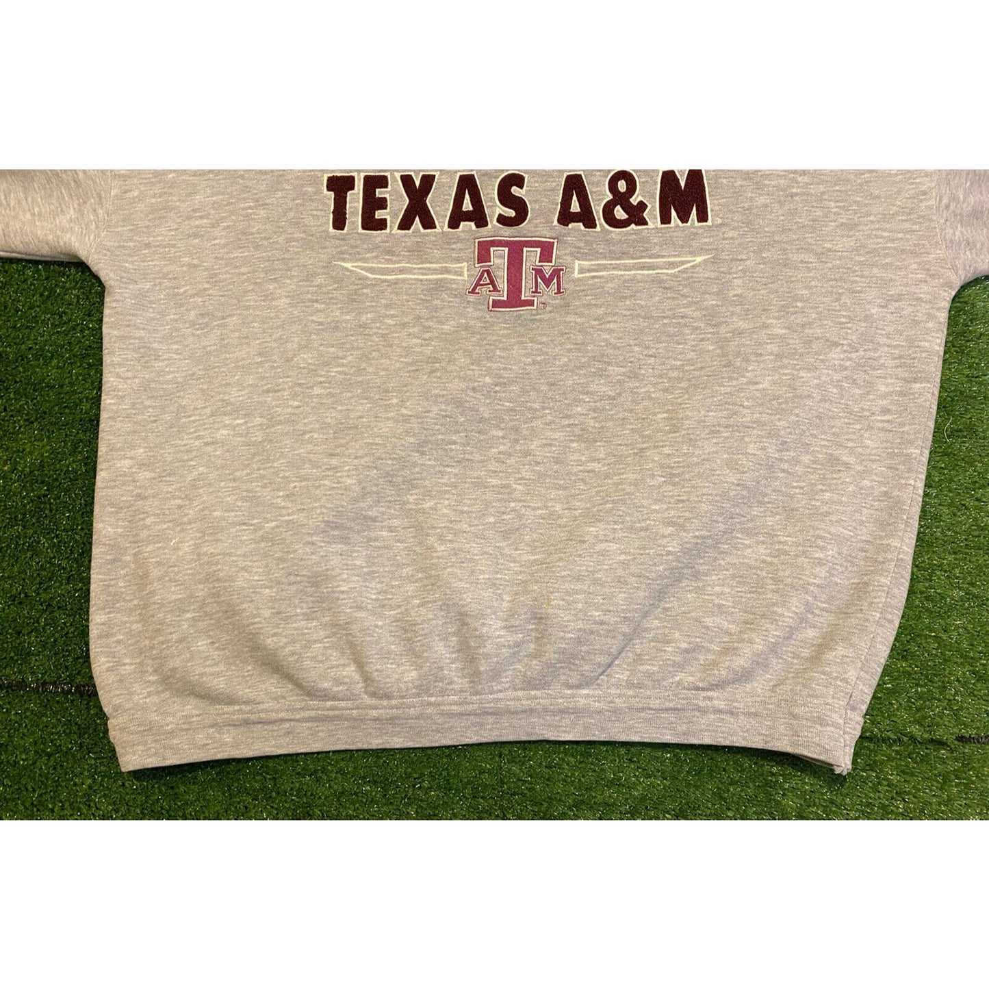 Vintage Team Edition Apparel Texas A & M Aggies arch embroidered crewneck  XL