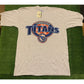 Vintage All Sport Tennessee Titans arch spell out logo t-shirt gray NWT large
