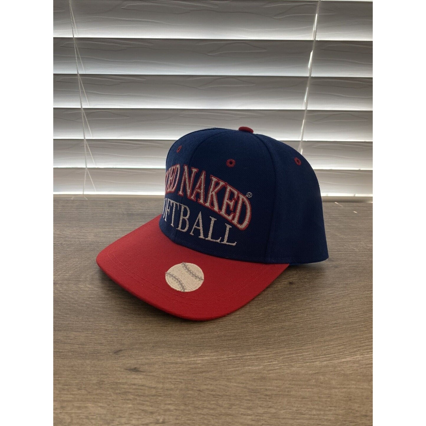 Vintage Coed Naked Softball “slow or fast have a blast” snapback hat