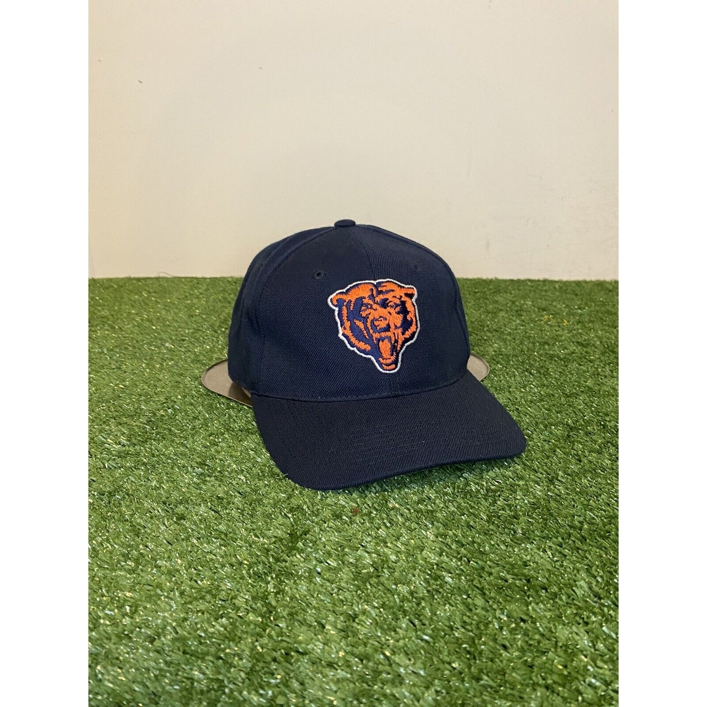 Vintage Sports Specialties Chicago Bears logo fitted hat blue NFL 7 1/8