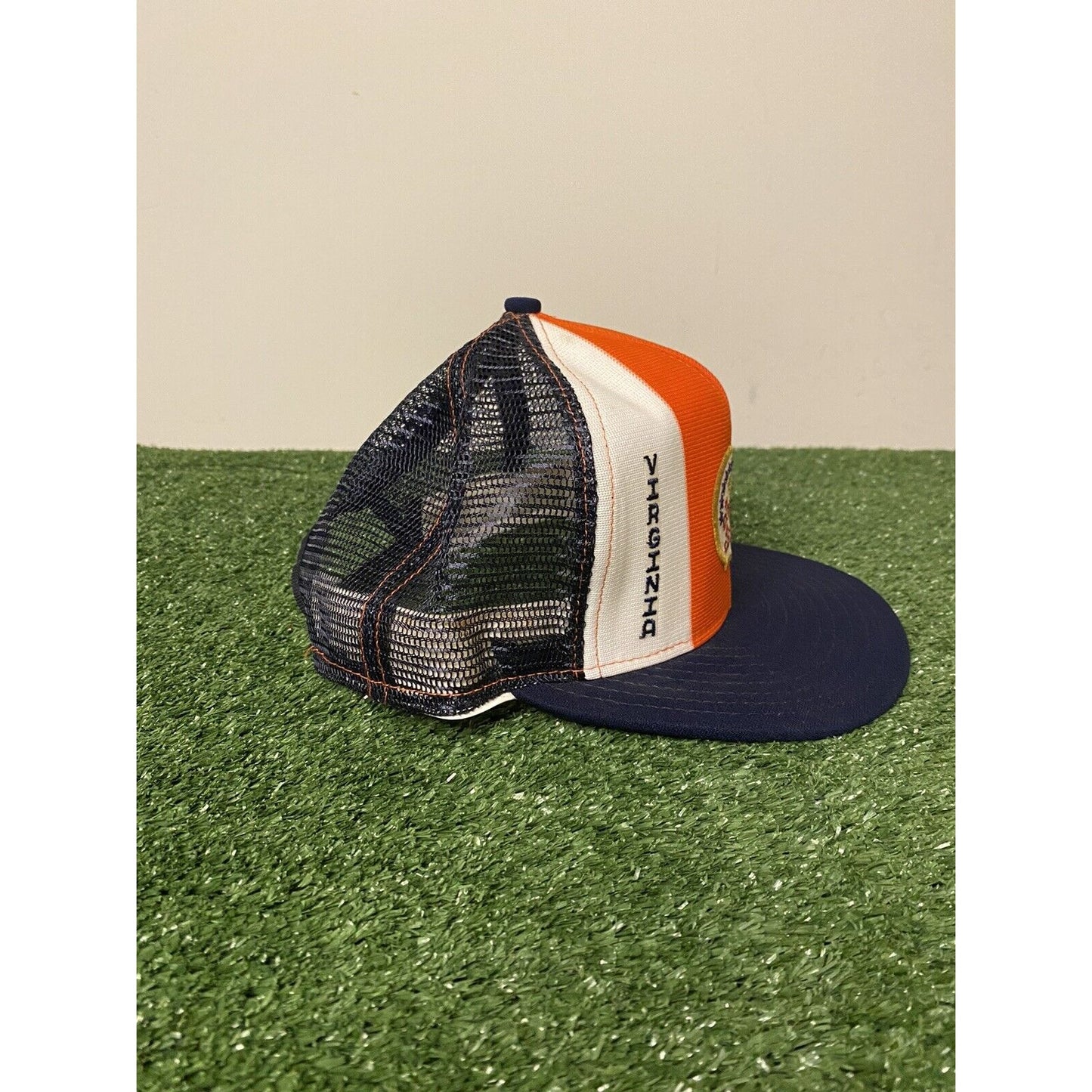 Vintage AJD Lucky Stripes Virginia Cavaliers Football Peach Bowl snapback hat