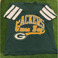 Vintage Logo 7 Green Bay Packers spell out logo t-shirt XL retro throwback