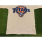 Vintage All Sport Tennessee Titans arch spell out logo t-shirt gray NWT large
