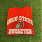 Vintage Tultex Ohio State Buckeyes are spell out crewneck sweatshirt small red