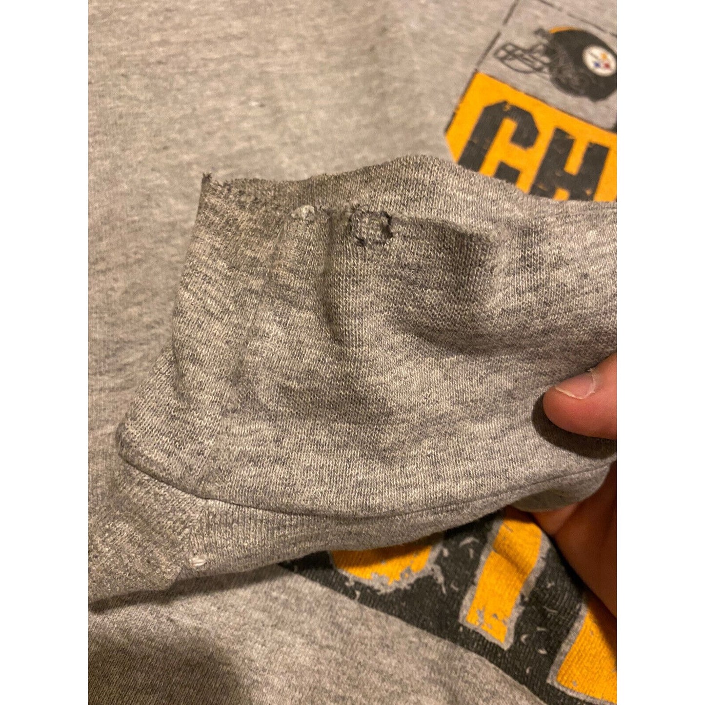 Vintage Starter Pittsburgh Steelers  95 Central Division Champs crewneck XL gray