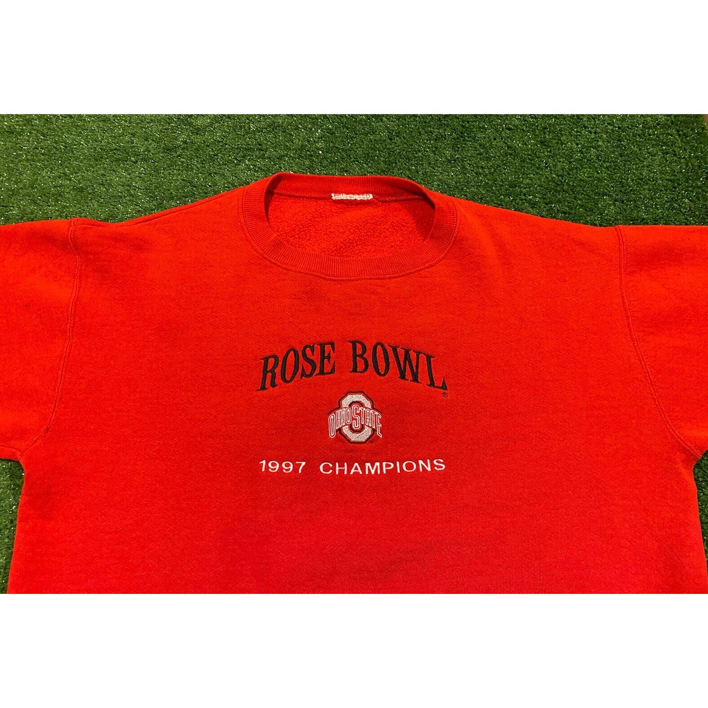 Vintage Ohio State Buckeyes sweatshirt extra large red football Rose Bowl adult