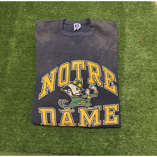 Vintage Russell Athletic Notre Dame Fighting Irish leprechaun crewneck Large