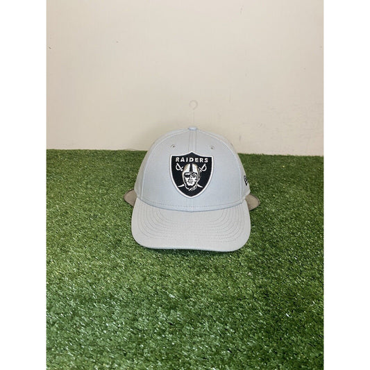 New Era 59Fifty Oakland Raiders logo fitted hat 7 1/2 gray NWOT NFL