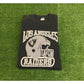 Vintage Jerzees Los Angeles Raiders spell out helmet cut off crewneck small
