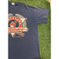 vintage 1991 trench mfg cleveland indians Arch Spell out Chief Wahoo t-shirt Med